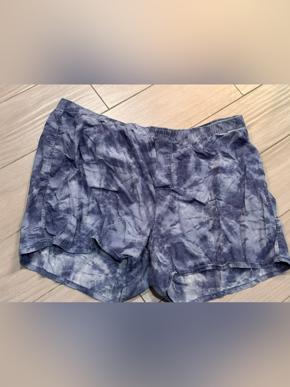 Old Navy Men's Navy Tie-Dye Boxer Shorts XL